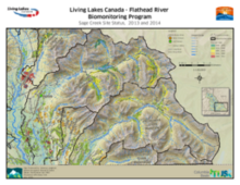 Flathead River Biomonitoring Program (Living Lakes Canada) - Sage Creek Site Status