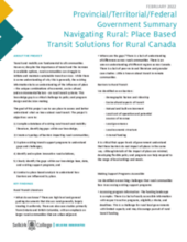 Provincial/Territorial/Federal Government Summary