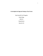 An Investigation into Supportive Housing in a Rural Context