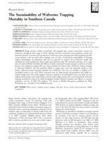 The Sustainability of Wolverine Trapping Mortality in Southern Canada