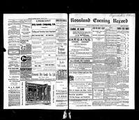 Rossland Evening Record 1899-08-29