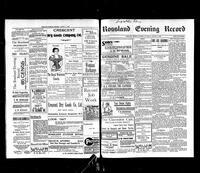Rossland Evening Record 1899-08-12
