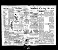 Rossland Evening Record 1899-08-07