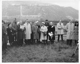 Crowd at the Sod-turning Ceremony