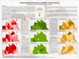 Exploring Rental Housing Accessibility in the Kootenays: Mapping Census Variable Distribution Over Time