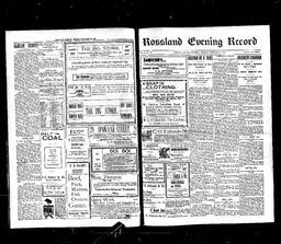   Rossland Evening Record 1899-02-21   , page 1