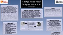 Charge Nurse Role: Complex Made Easy