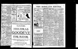   Rossland Evening Record 1900-01-05   , page 1