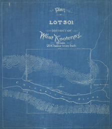 Plan of Lot 301 District of West Kootenay
