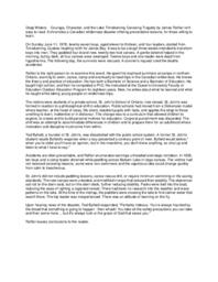 Review of "Deep Waters: Courage, Character, and the Lake Timiskaming Canoeing Tragedy"