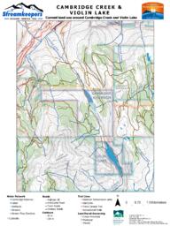 Rossland Streamkeepers - Cambridge Creek and Violin Lake: Arch E 36" x 48"