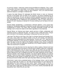 Review of fiction books