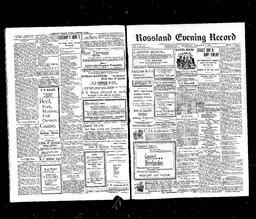   Rossland Evening Record 1898-12-01   , page 1