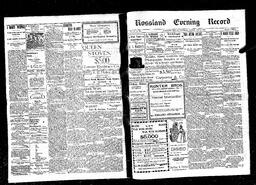   Rossland Evening Record 1898-05-06   , page 1