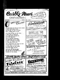   Castle News 1949-04-21   , page 1