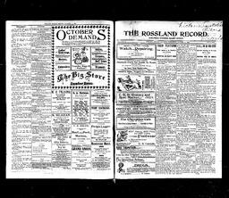   Rossland Evening Record 1899-10-11   , page 1
