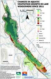 Lake Windermere Ambassadors - Changes in Aquatic Vegetation Growth since 2011