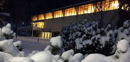 Tenth Street Campus at Night: 