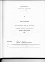The Columbia River Headwaters and Water Quality: A Theoretical Study