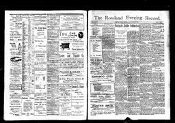  Rossland Evening Record 1897-06-22   , page 1