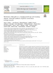 Wolverines (Gulo gulo) in a Changing Landscape and Warming Climate: A Decadal Synthesis of Global Conservation Ecology Research