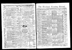   Rossland Evening Record 1897-04-15   , page 1