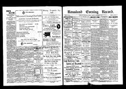   Rossland Evening Record 1897-12-14   , page 1