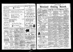   Rossland Evening Record 1897-11-05   , page 1