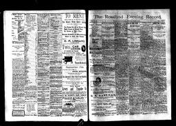   Rossland Evening Record 1897-08-25   , page 1