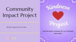 The Kindness Project: A Community Impact Project
