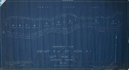 Subdivision Plan of Sub-Lot 4 of Lot 4599 G.1. and Lot 7606 G.1. Kootenay District B.C.: 