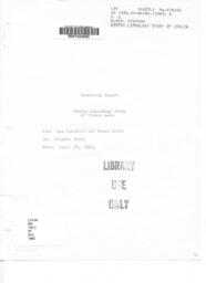 Technical Report: Winter Limnology Study of Violin Lake