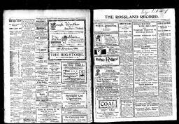   Rossland Evening Record 1899-10-23   , page 1