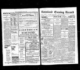   Rossland Evening Record 1899-02-16   , page 1