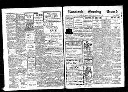  Rossland Evening Record 1898-05-18   , page 1
