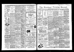   Rossland Evening Record 1897-06-01   , page 1