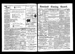   Rossland Evening Record 1897-12-07   , page 1