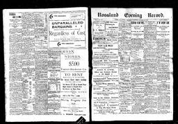   Rossland Evening Record 1898-01-13   , page 1
