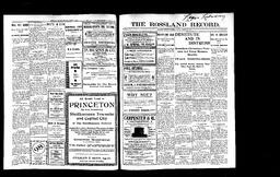   Rossland Evening Record 1900-08-24   , page 1