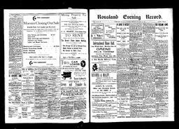   Rossland Evening Record 1897-10-22   , page 1