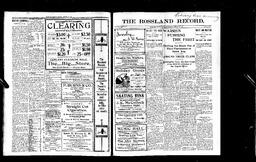   Rossland Evening Record 1900-01-22   , page 1