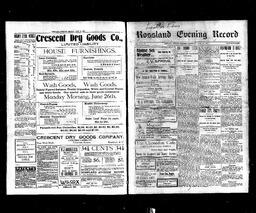   Rossland Evening Record 1899-06-30   , page 1