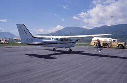 Small Airplane at Castlegar Airport