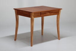 Table with Curved and Tapered Legs