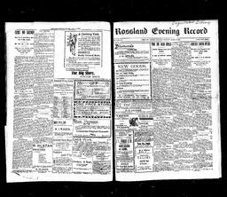   Rossland Evening Record 1899-04-10   , page 1