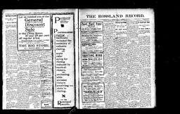  Rossland Evening Record 1900-02-06   , page 1
