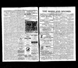   Rossland Evening Record 1899-09-08   , page 1