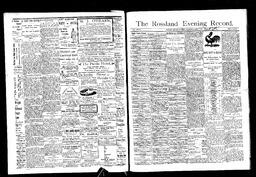   Rossland Evening Record 1897-04-07   , page 1