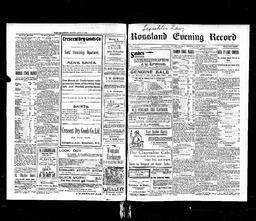   Rossland Evening Record 1899-07-24   , page 1
