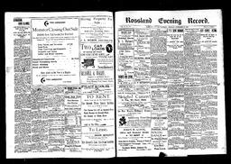   Rossland Evening Record 1897-12-31   , page 1